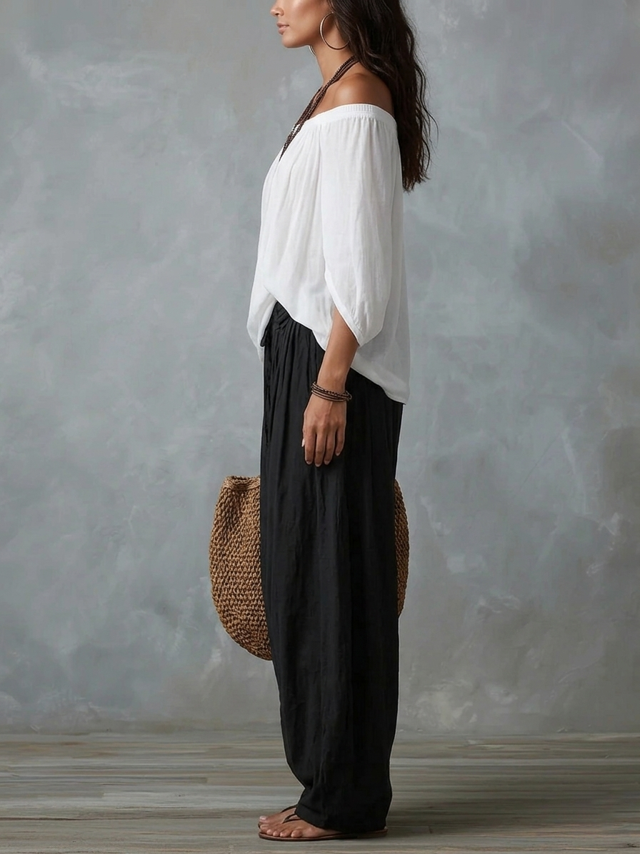 Raffaella | Off-Shoulder Two-Piece Set