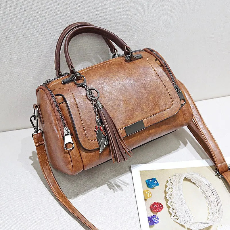 ELIANA | LEATHER SHOULDER BAG