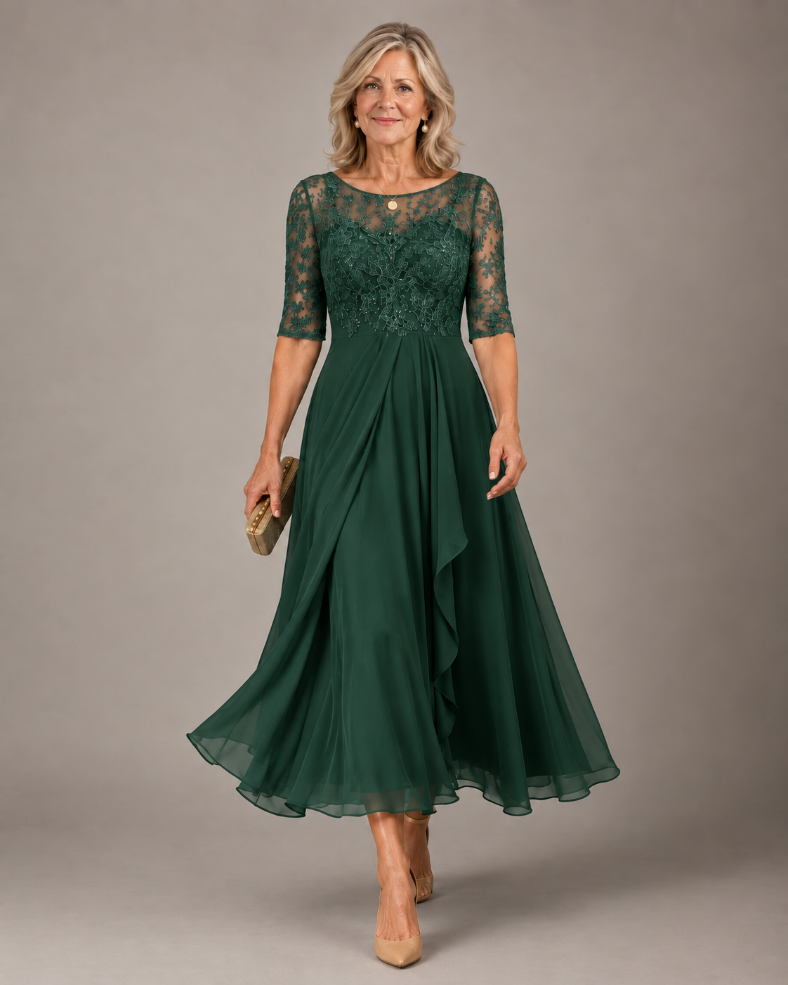 ROSE – THE LACE MIDI DRESS THAT FLATTERS YOUR SILHOUETTE