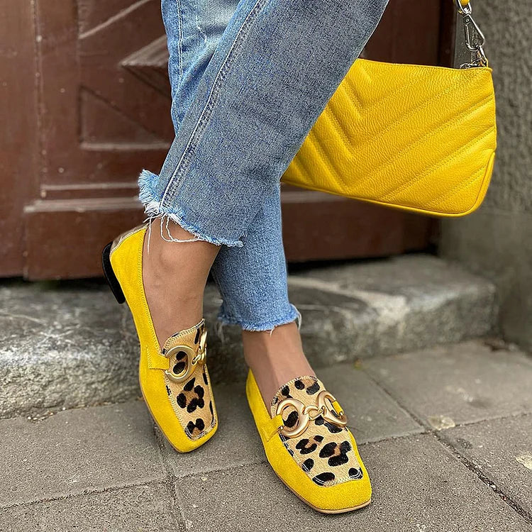 Assunta | Animal Print Loafers