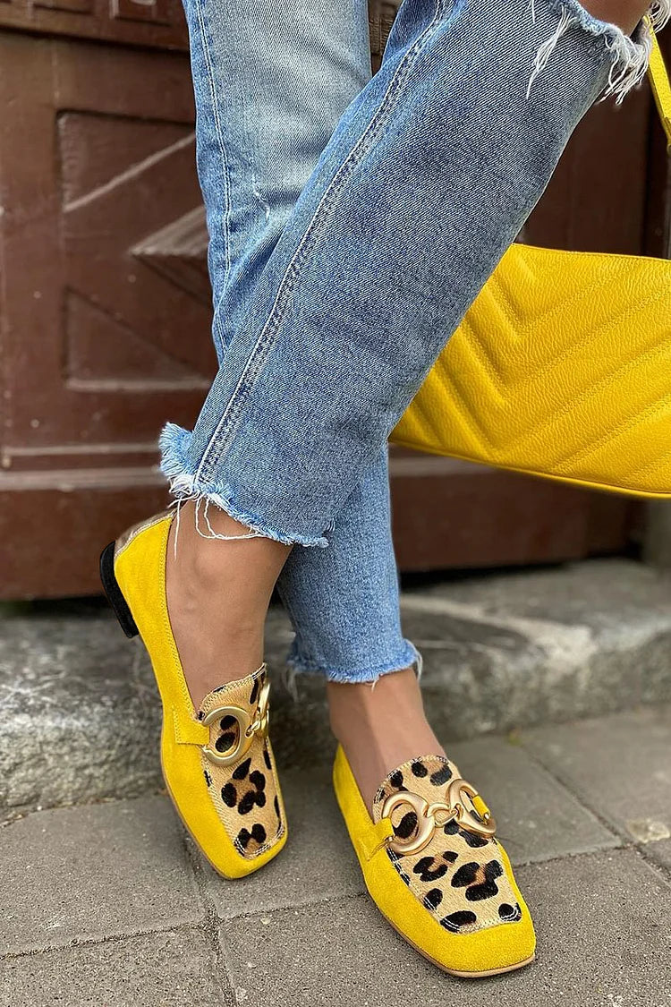 Assunta | Animal Print Loafers