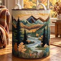Silvia | Hand-Quilted Laundry Basket