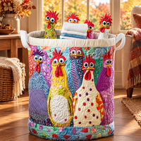 Clara | Hand-Quilted Laundry Basket