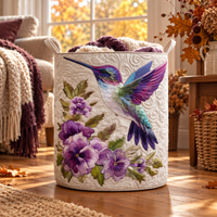 Eva | Hand-Quilted Laundry Basket