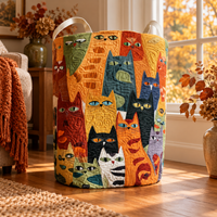 Cecilia | Hand-Quilted Laundry Basket