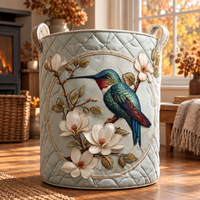 Diana | Hand-Quilted Laundry Basket