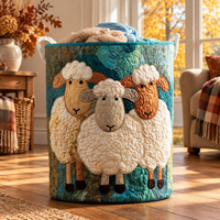 Bella | Hand-Quilted Laundry Basket