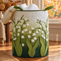 Cora | Hand-Quilted Laundry Basket