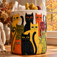 Luna | Hand-Quilted Laundry Basket