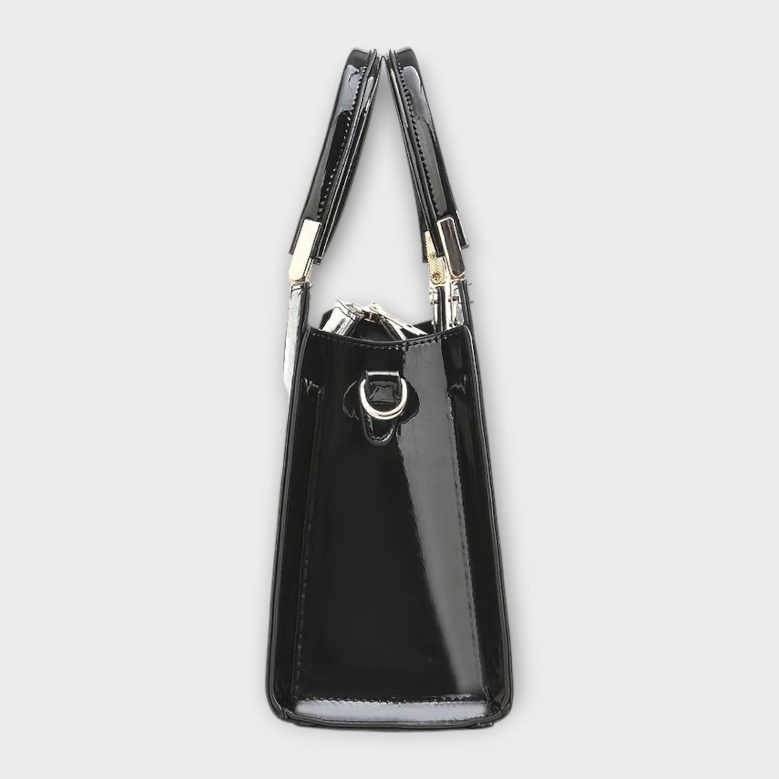Maison Verdelle -  Shiny Crocodile Skin Pattern Handbag