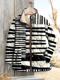 PRUDENCE | GEOMETRIC ELEGANCE QUILTED JACKET