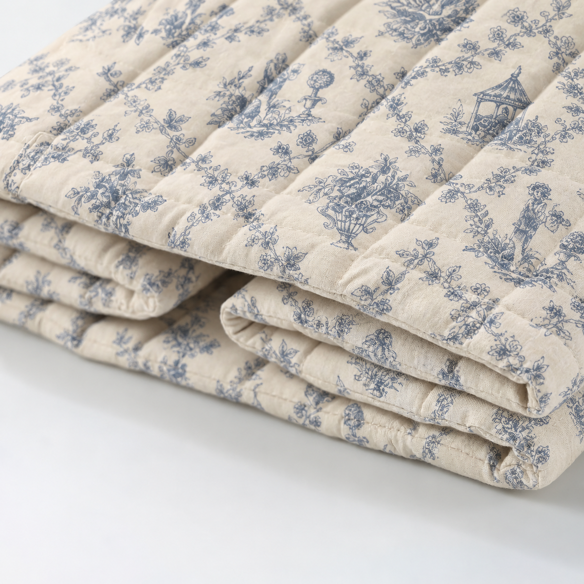 Bluebell basket — folded flat