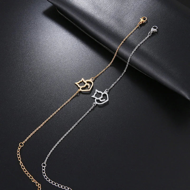 Cat | Heart Bracelet
