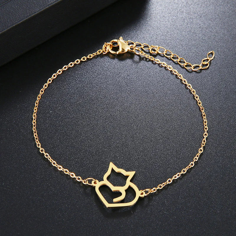 Cat | Heart Bracelet
