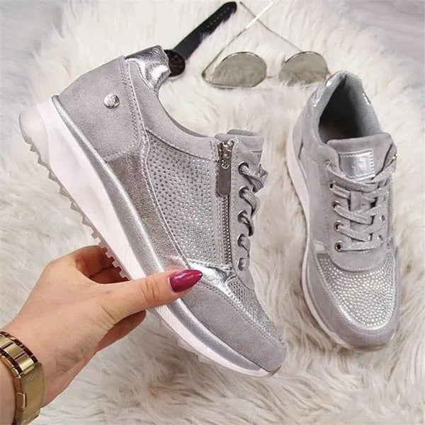 SUKIE | ZIP DETAIL COMFORT TRAINERS
