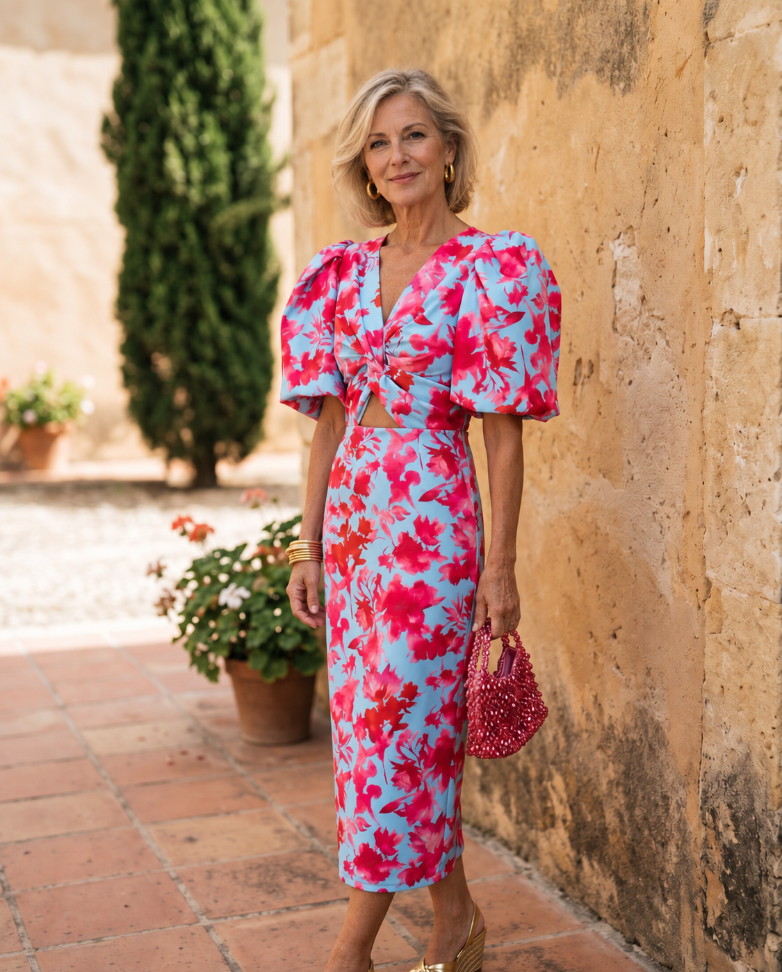 Carla dress on a mature woman