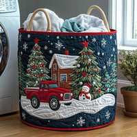 Irene | Hand-Quilted Laundry Basket