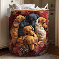 Carlotta | Hand-Quilted Laundry Basket