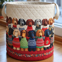 Debora | Hand-Quilted Laundry Basket