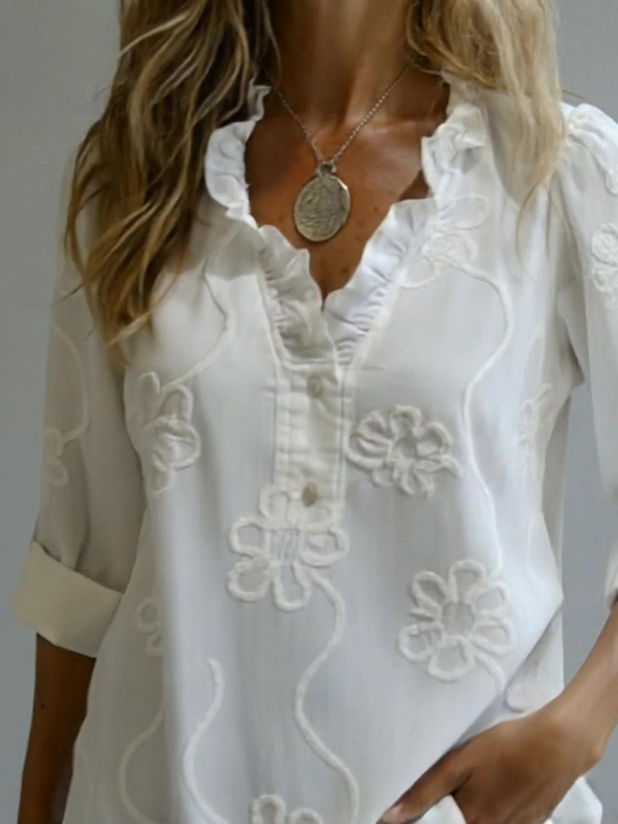 Amelia™ | Embroidered Blouse