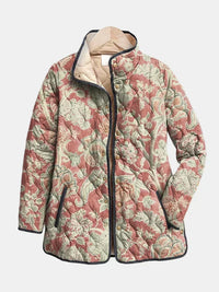 NAYA | VINTAGE FLORAL CASUAL QUILTED JACKET