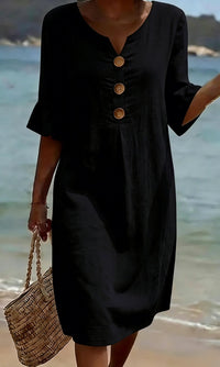 Women's Casual Dress – Black