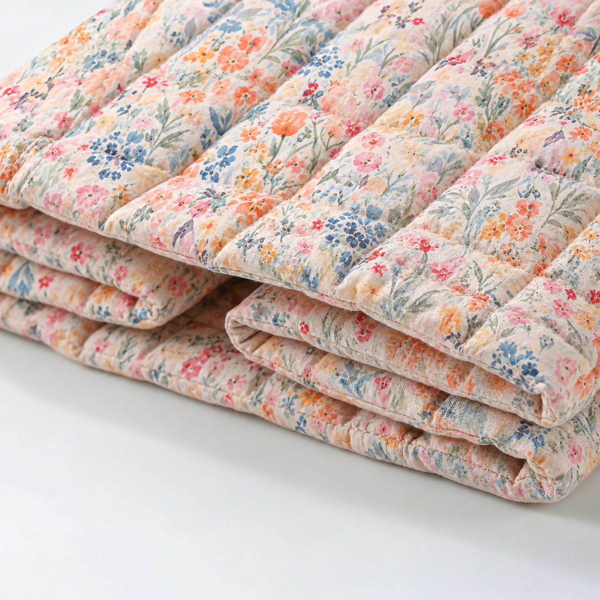 Florrie basket — folded flat