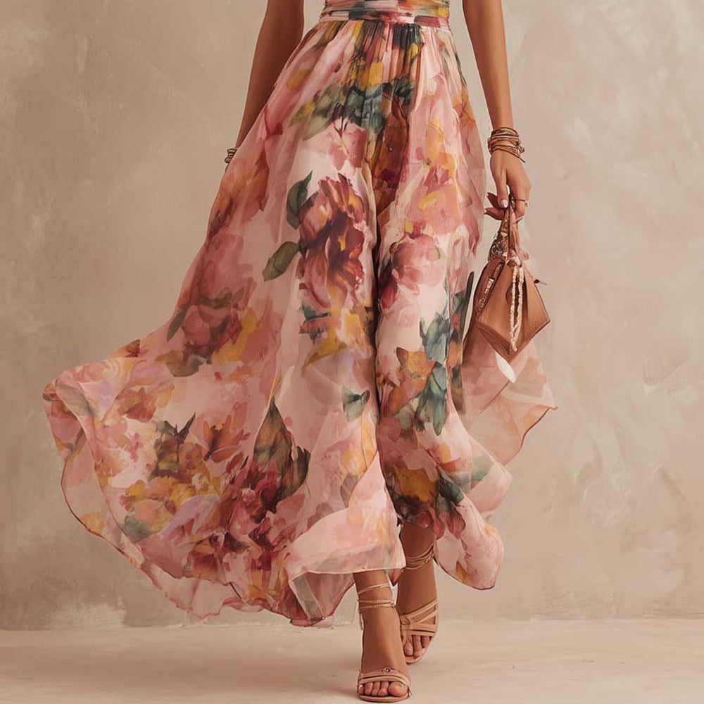 AURORA | ONE-SHOULDER FLORAL DRESS
