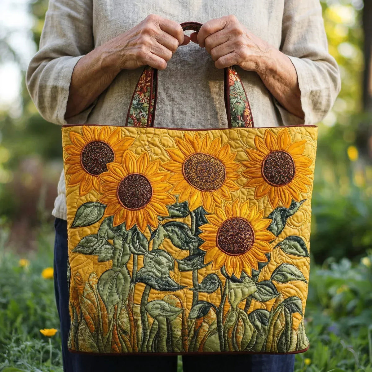 Handcrafted Bag | Sunflowers