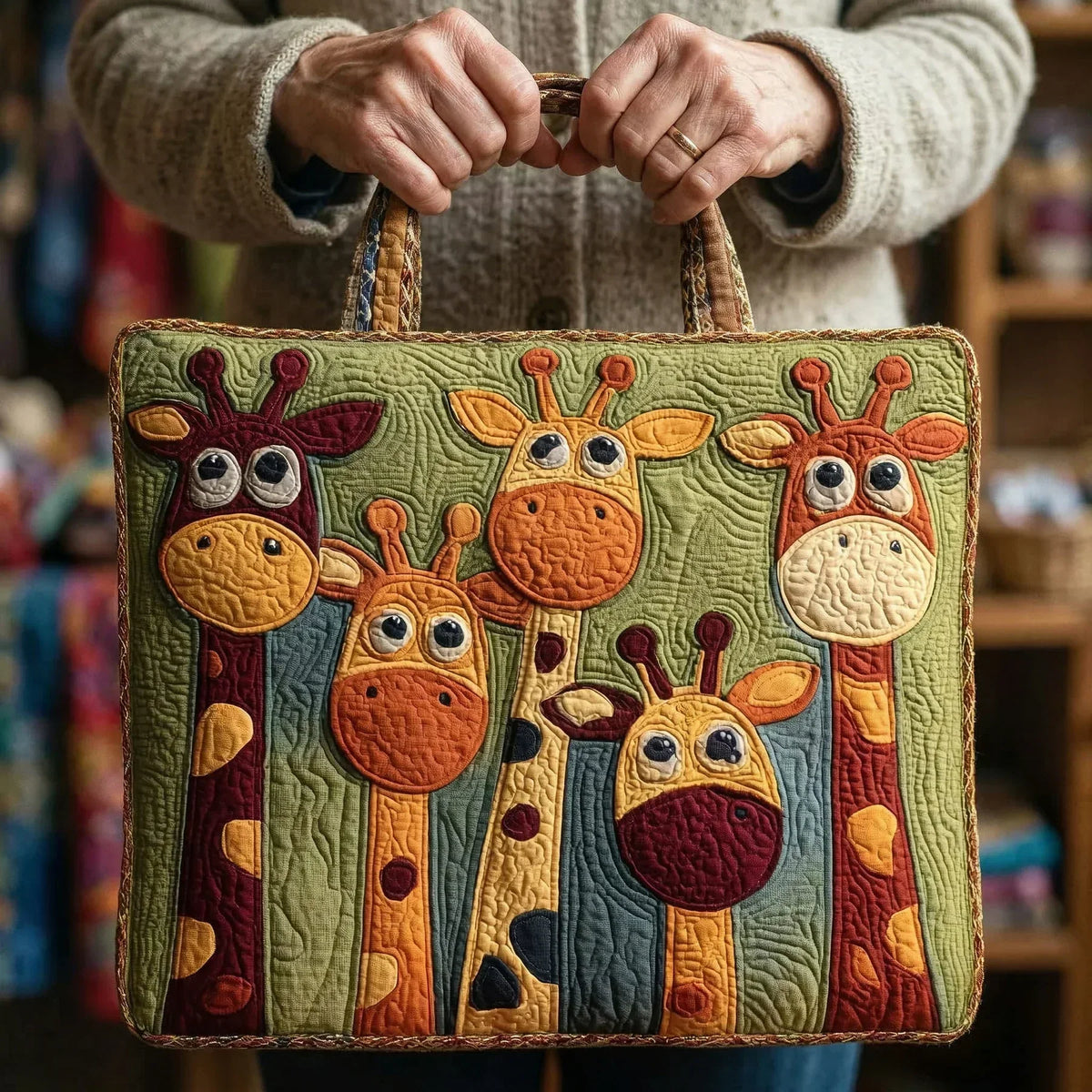 Handcrafted Bag | Giraffe