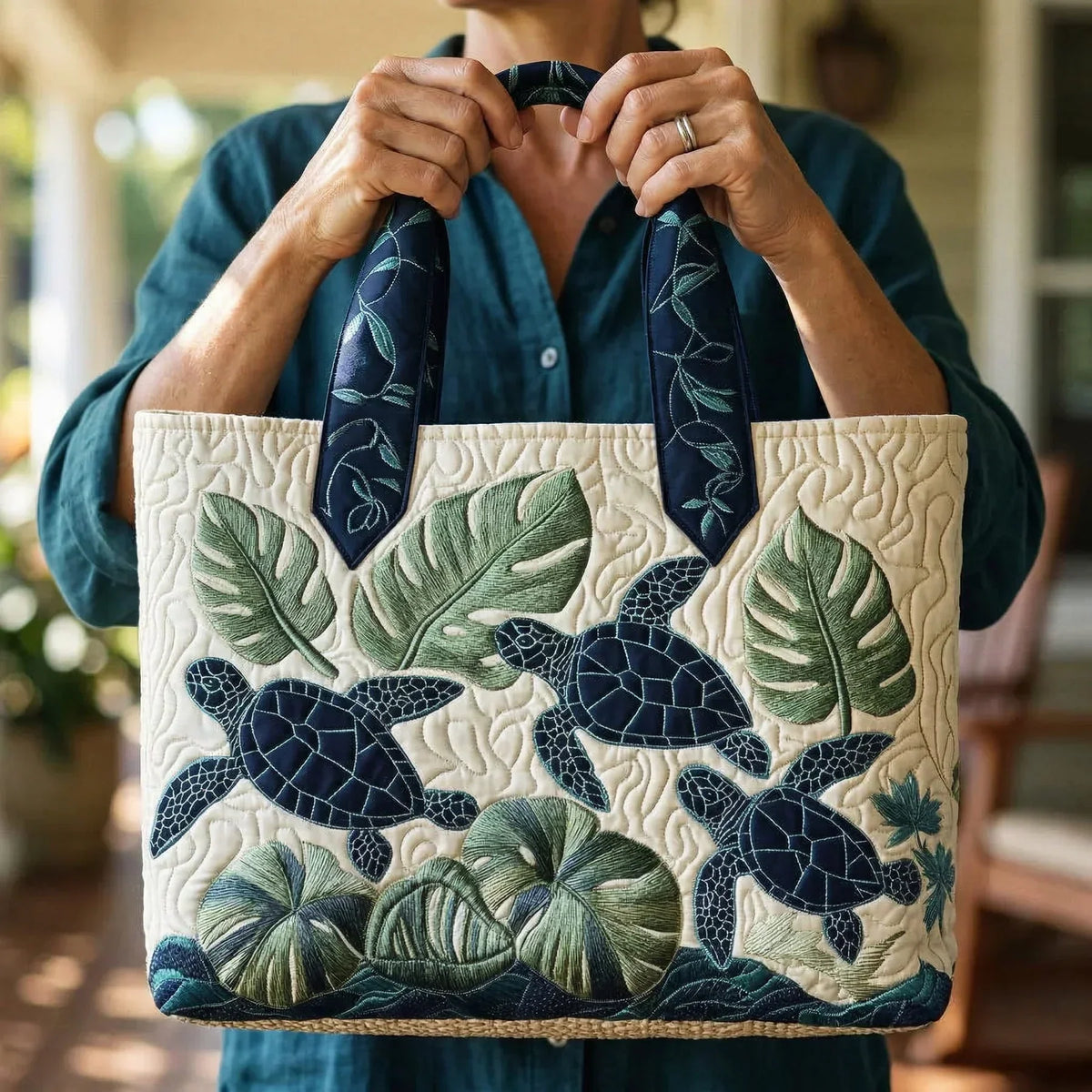 Handcrafted Bag | Sea Turtle Grace