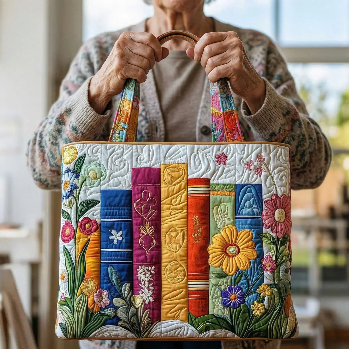 Handcrafted Bag | Floral Library