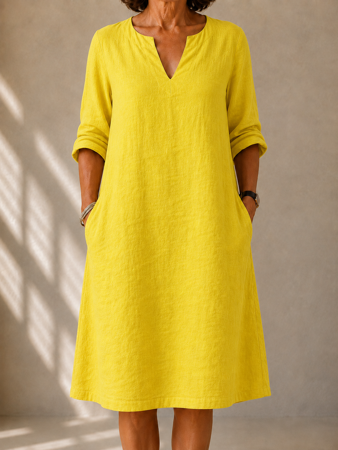 LIORA LONDON | FLOWY V-NECK DRESS SYLVIE
