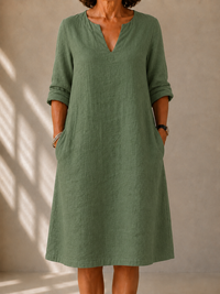 LIORA LONDON | A-LINE SIDE-POCKET DRESS LUCIE