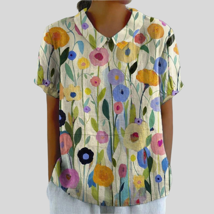 The Idalia Collared Blouse