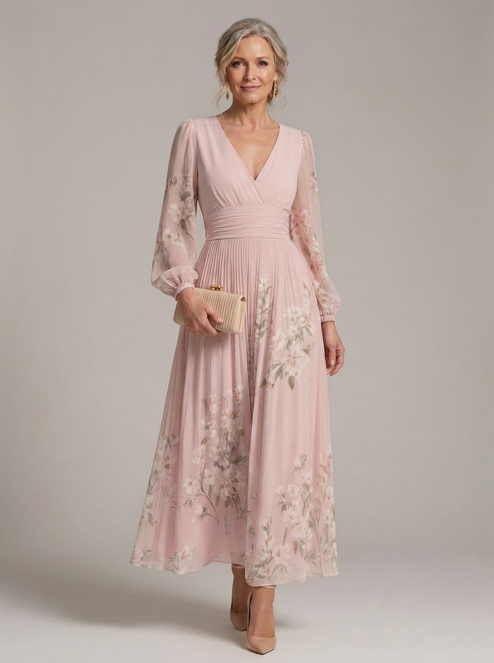 Prescela | Floral Midi Dress