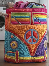 Alida | Hand-Quilted Laundry Basket