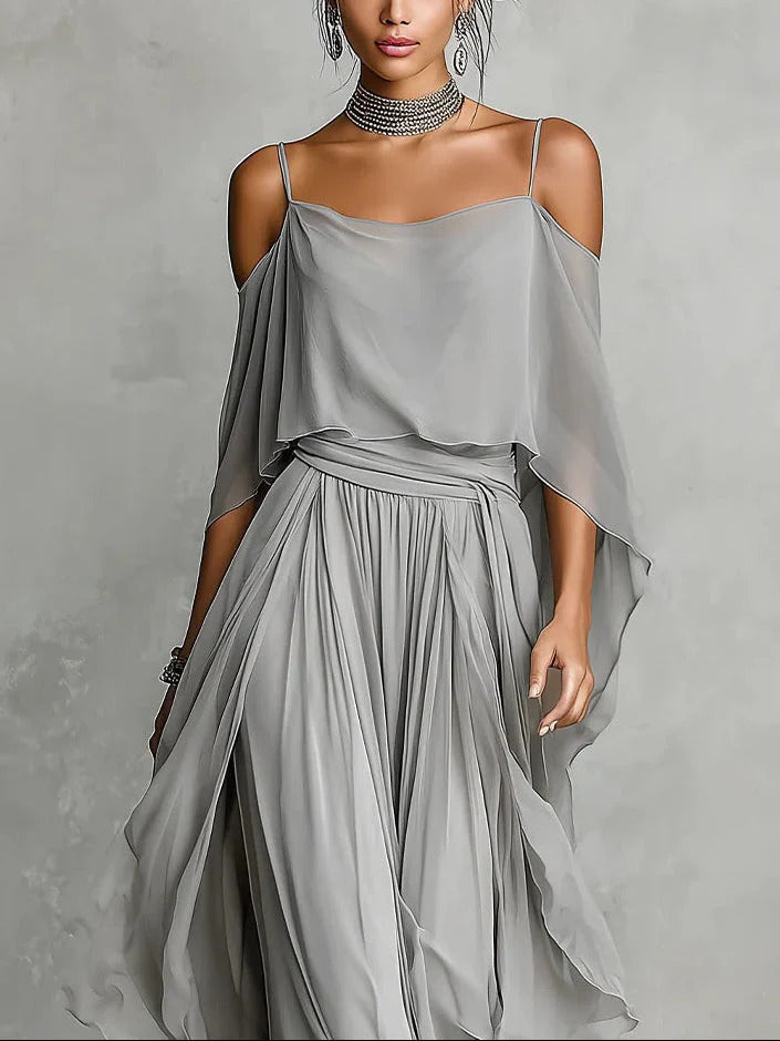 Isabela | Silver Fluid Set