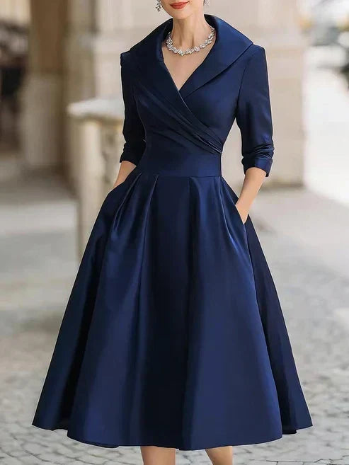LIORA™ | Fitted Midi Dress