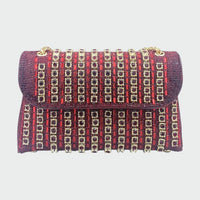 Laviera - Chic Chain Colored Diamond Shoulder Bag