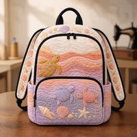 Sea Turtle Quilted Backpack