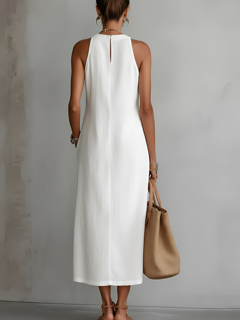 IMOGEN | COLLARED MIDI DRESS