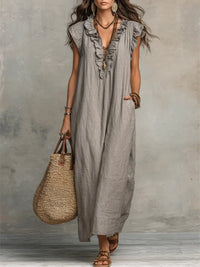 CECILIA | ELEGANT SUMMER MAXI DRESS
