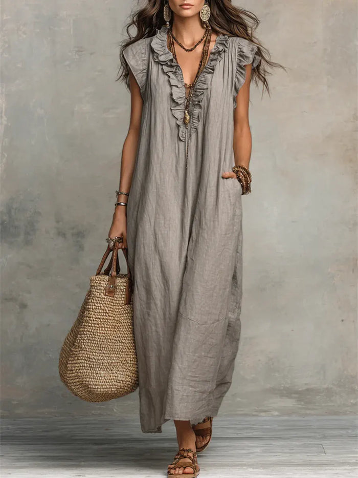 CECILIA | ELEGANT SUMMER MAXI DRESS