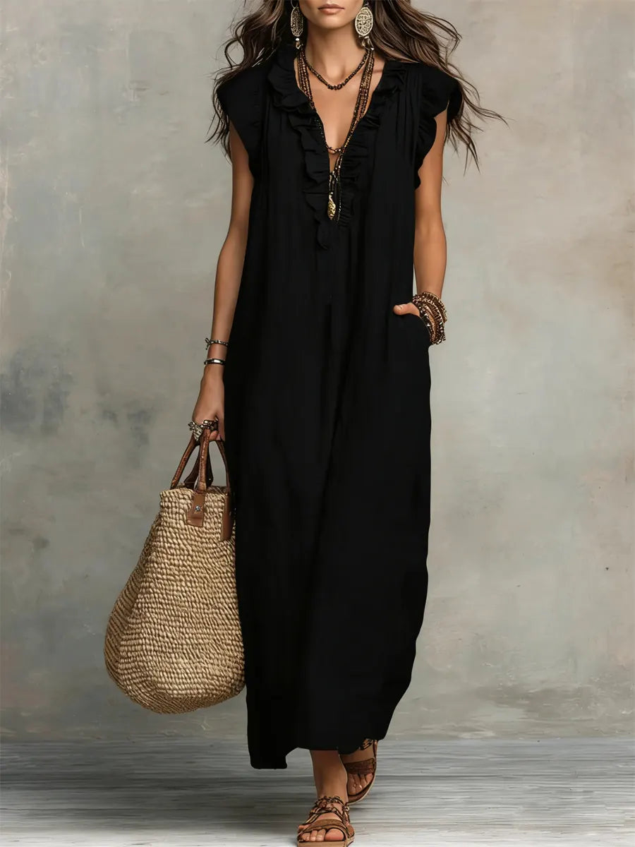 CECILIA | ELEGANT SUMMER MAXI DRESS
