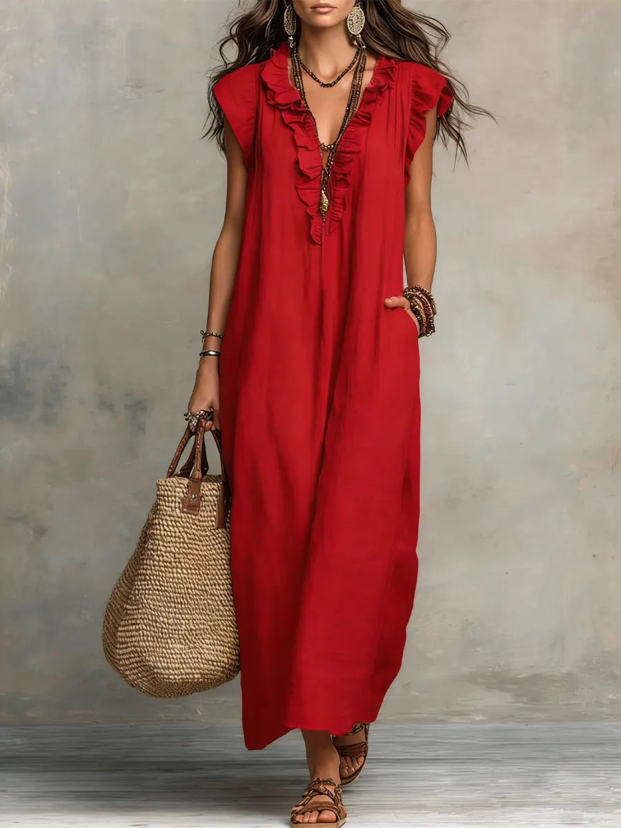 CECILIA | ELEGANT SUMMER MAXI DRESS
