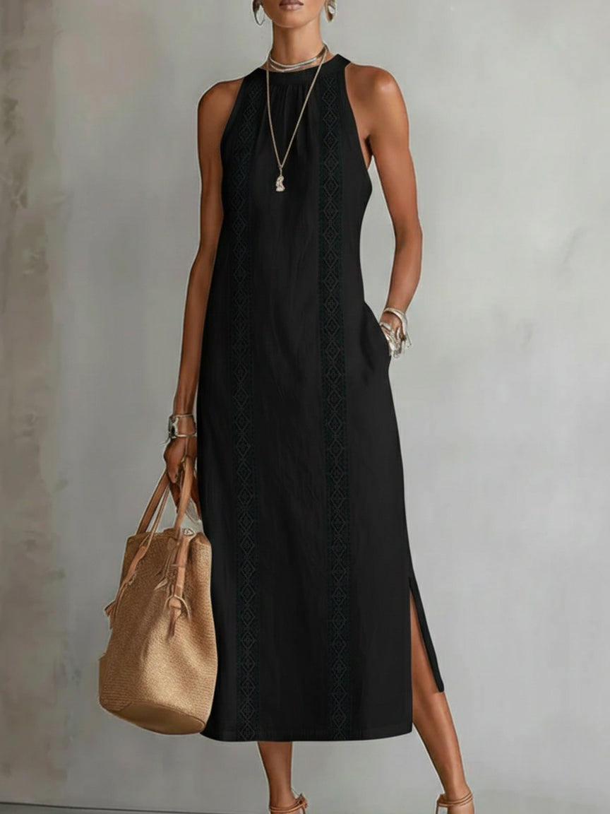IMOGEN | COLLARED MIDI DRESS
