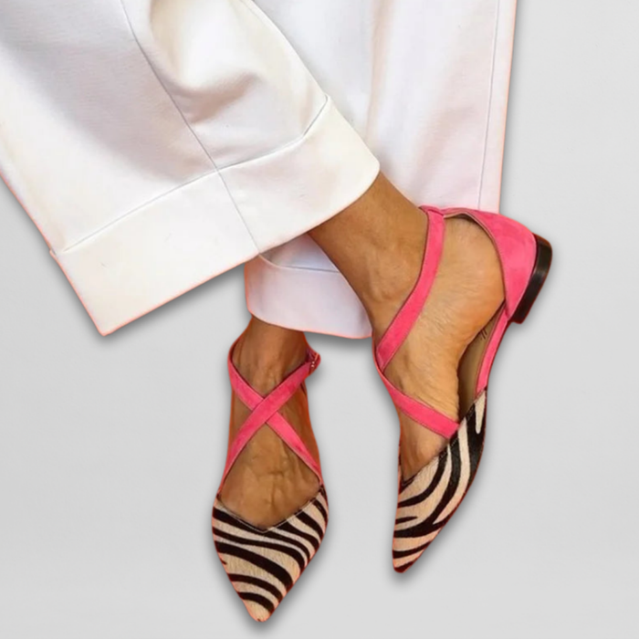 Ornella | Strappy Ballet Flats