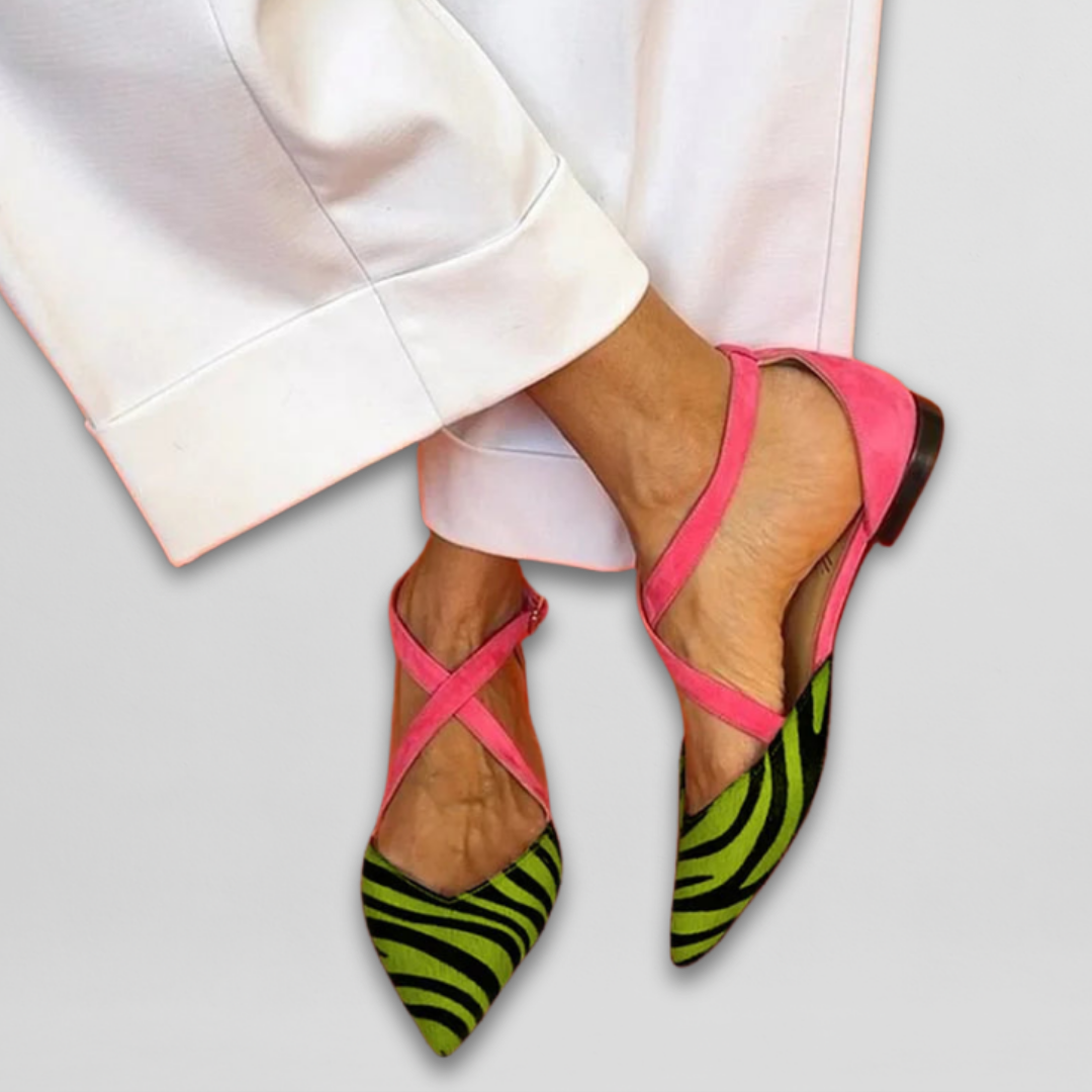 Ornella | Strappy Ballet Flats