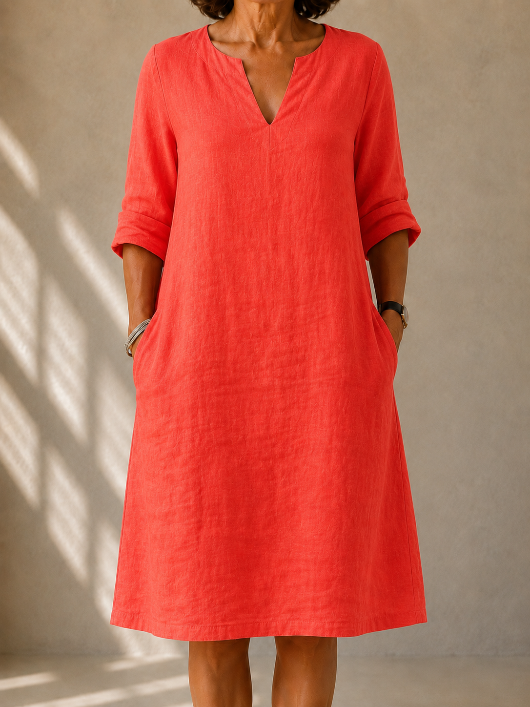 LIORA LONDON | FLOWY STRAIGHT-CUT DRESS MARGOT